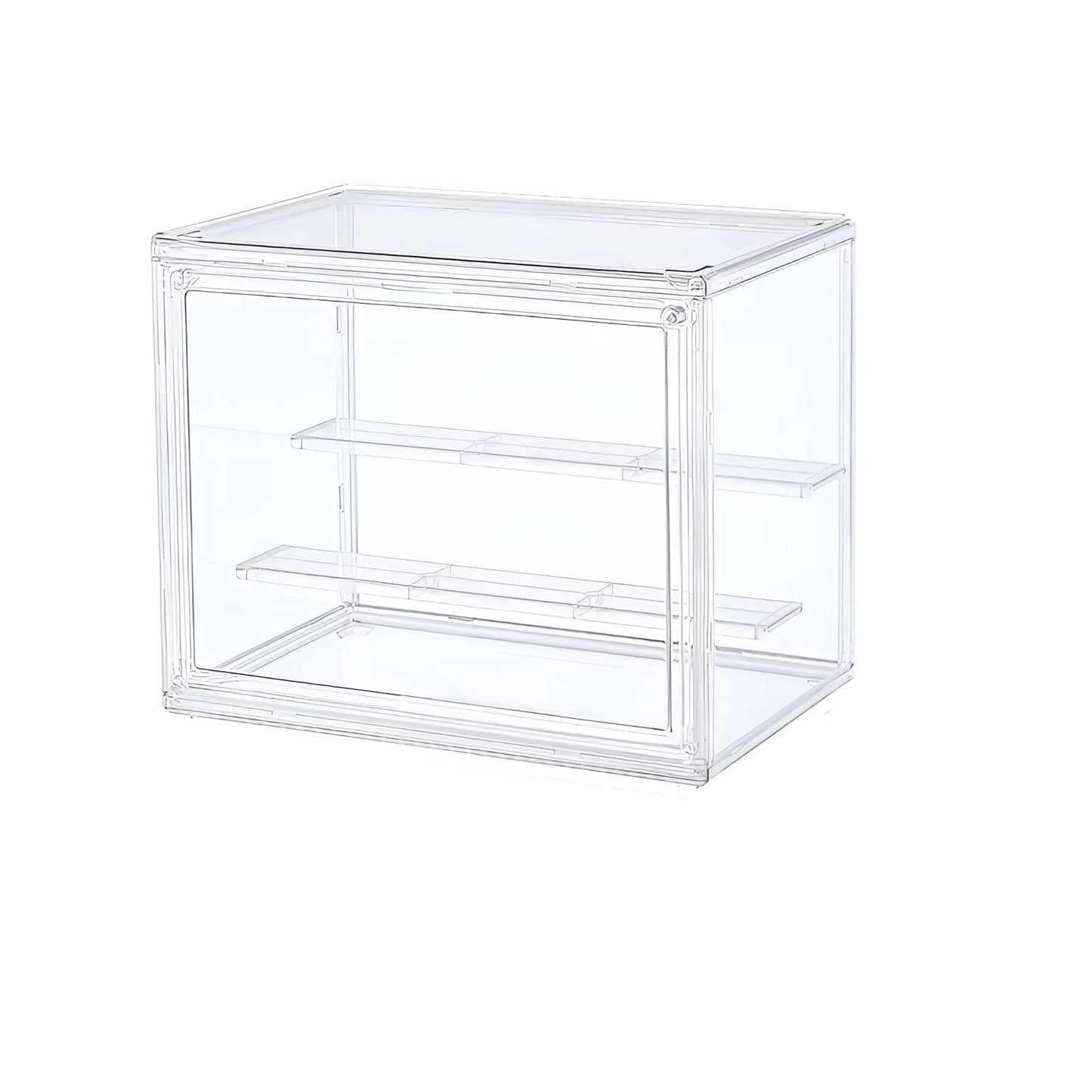 Clear Stackable Display Box  Dustproof Plastic Storage Case For Collectibles Figures  Cosmetics 6