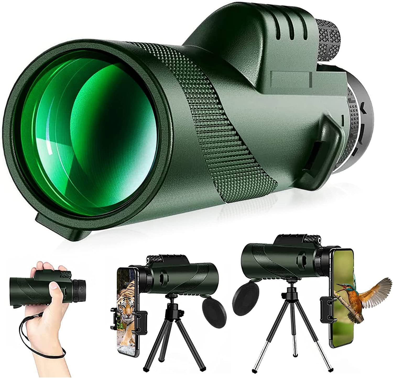 Portable Zoom HD Telescope Folding Long Distance Mini Powerful Telescope for Hunting, Camping, Sports & Outdoor Travel