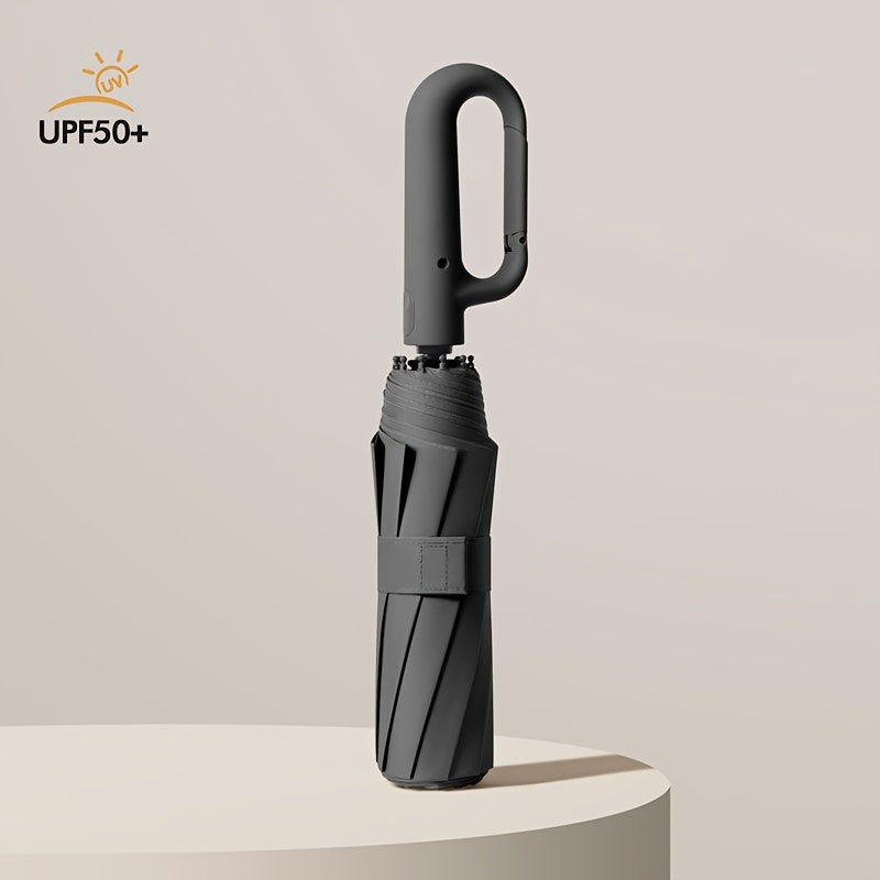 30 Bones Windproof Strong 105CM Reinforced Automatic Folding Umbrella For Men Large Buckle Handle W 1