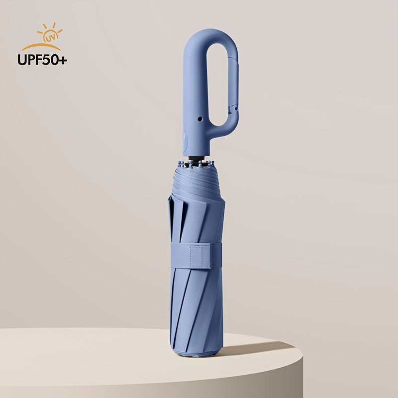 30 Bones Windproof Strong 105CM Reinforced Automatic Folding Umbrella For Men Large Buckle Handle W 9