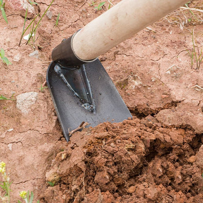 HeavyDuty Garden Hoe Forged Weeding Tool For Digging Soil Planting Vegetables  Flowers  Durable Out 2