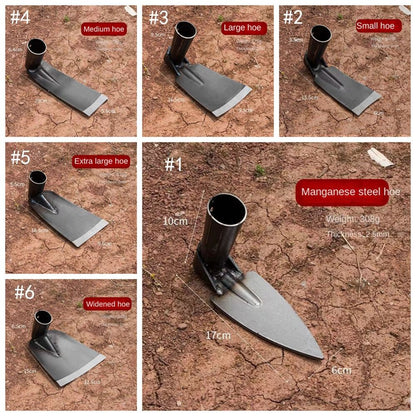 HeavyDuty Garden Hoe Forged Weeding Tool For Digging Soil Planting Vegetables  Flowers  Durable Out 5