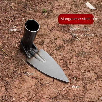 HeavyDuty Garden Hoe Forged Weeding Tool For Digging Soil Planting Vegetables  Flowers  Durable Out 6