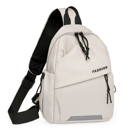Unisex Chest Bag Fashion Nylon Messenger Bag With Adjustable Shoulder Strap  Zipper Closure For Out 9
