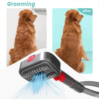 Dog Grooming Kit For Dyson Vacuums  Pet Grooming Brush  Hair Removal Attachment Tool 1