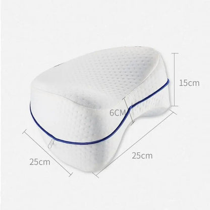 Memory Foam Orthopedic Leg Pillow For Sciatica And Back Pain Relief 5