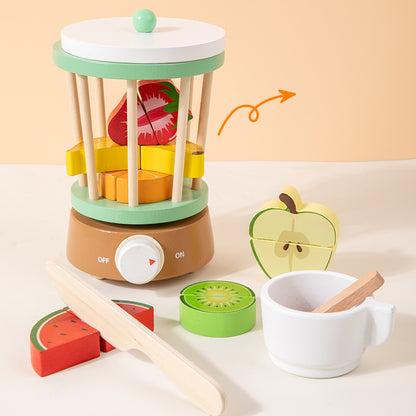 Montessori Wooden Kitchen Pretend Play Set, Simulation Coffee Maker, Toaster, Plates Dishes Accessories, Toddler Gift