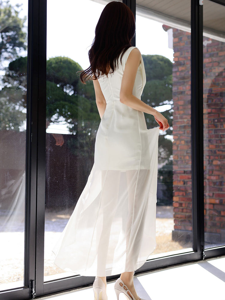Ladies Clothes White Off Shoulder Slim Maxi Dress, Fashion Summer Evening Long Dress Women Robe Mujer Vestidos Fiesta