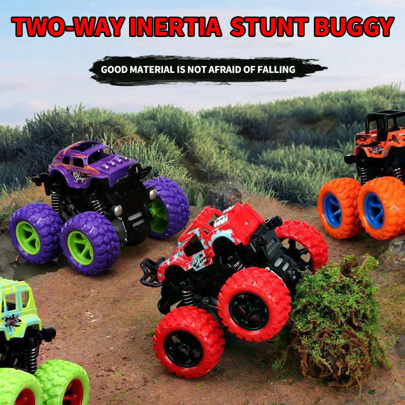Inertial OffRoad Vehicle Toy Super FallResistant Climbing Car 360 Rotation 4WD Model Car For Kids 2