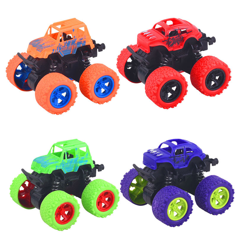 Inertial OffRoad Vehicle Toy Super FallResistant Climbing Car 360 Rotation 4WD Model Car For Kids 4