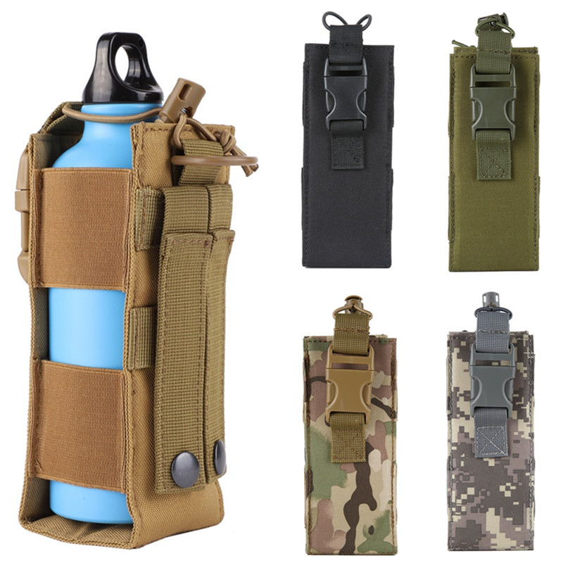 Molle Water Bottle Holster Pouch Outdoor Sports Riding Camping Hiking Hunting Travel Canteen Kettle