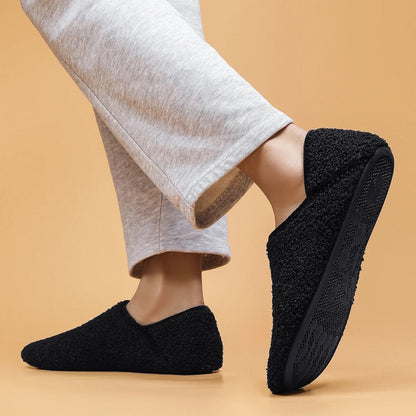 Mens Indoor Slippers Soft Sole Non Slip Lightweight Cotton Fleece Shoes 3