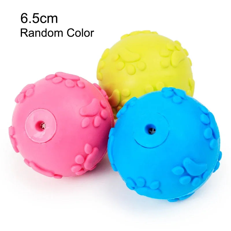 Indestructible Dog Toy for Small Dogs, Teeth Cleaning Chew Toy for Puppie, Durable Rubber Training Teething Pet Supplies