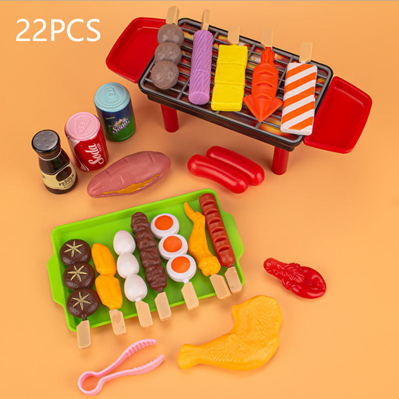 Kids Pretend Play Kitchen Toys, Educational Play House, Simulation Food, Interactive Toys Gifts for Children