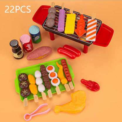 Kids Pretend Play Kitchen Toys, Educational Play House, Simulation Food, Interactive Toys Gifts for Children