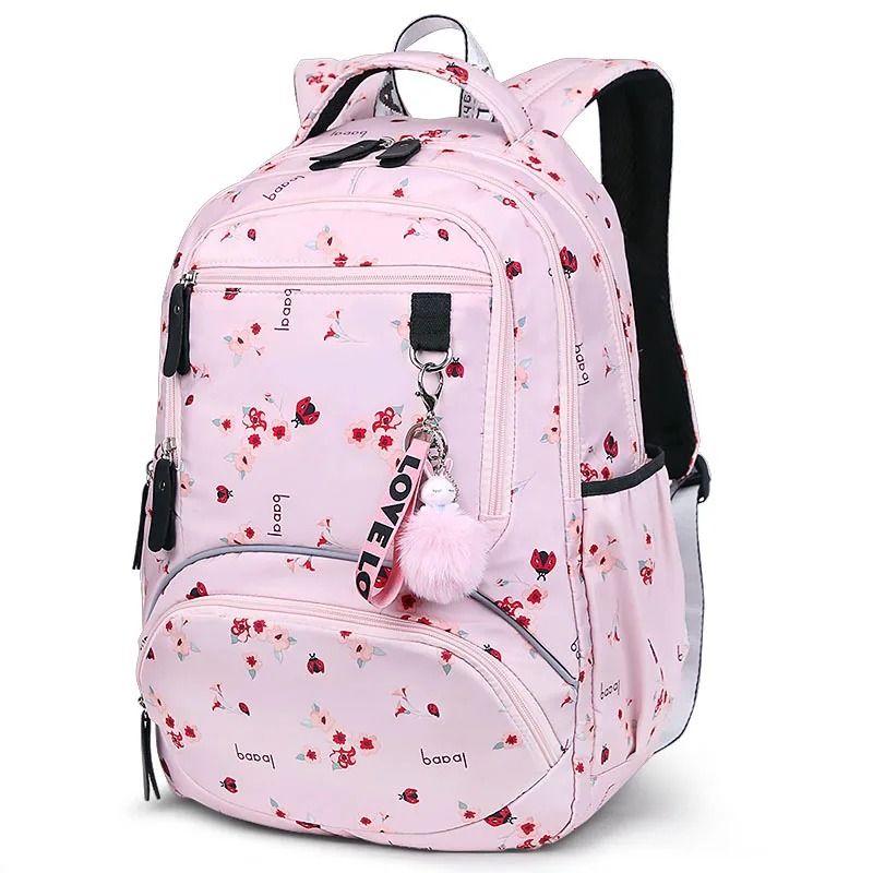 Waterproof School Backpack Large Capacity Printed Student Bag 1
