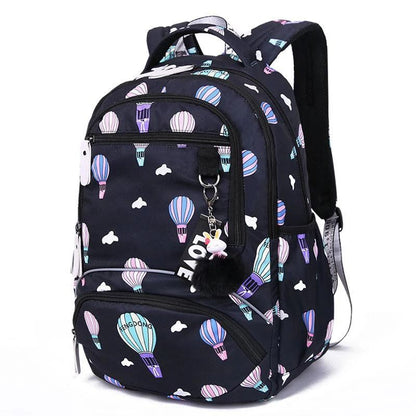 Waterproof School Backpack Large Capacity Printed Student Bag 6