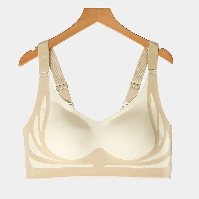 Seamless Push Up Wireless Bra Full Coverage Adjustable Anti Sagging 10