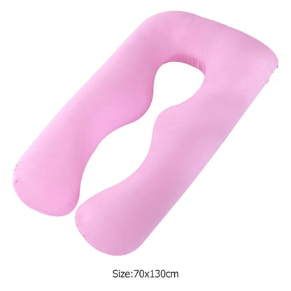UShape Maternity Pillow Cover  100 Cotton Replacement Case For Pregnancy  Nursing Body Pillows 1