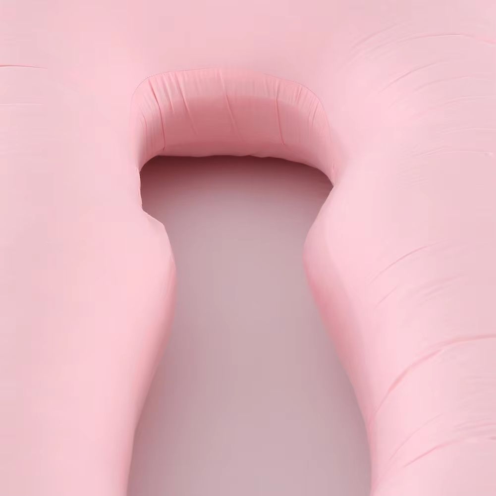 UShape Maternity Pillow Cover  100 Cotton Replacement Case For Pregnancy  Nursing Body Pillows 4