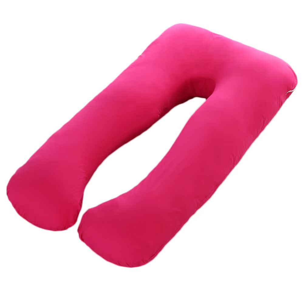 UShape Maternity Pillow Cover  100 Cotton Replacement Case For Pregnancy  Nursing Body Pillows 7