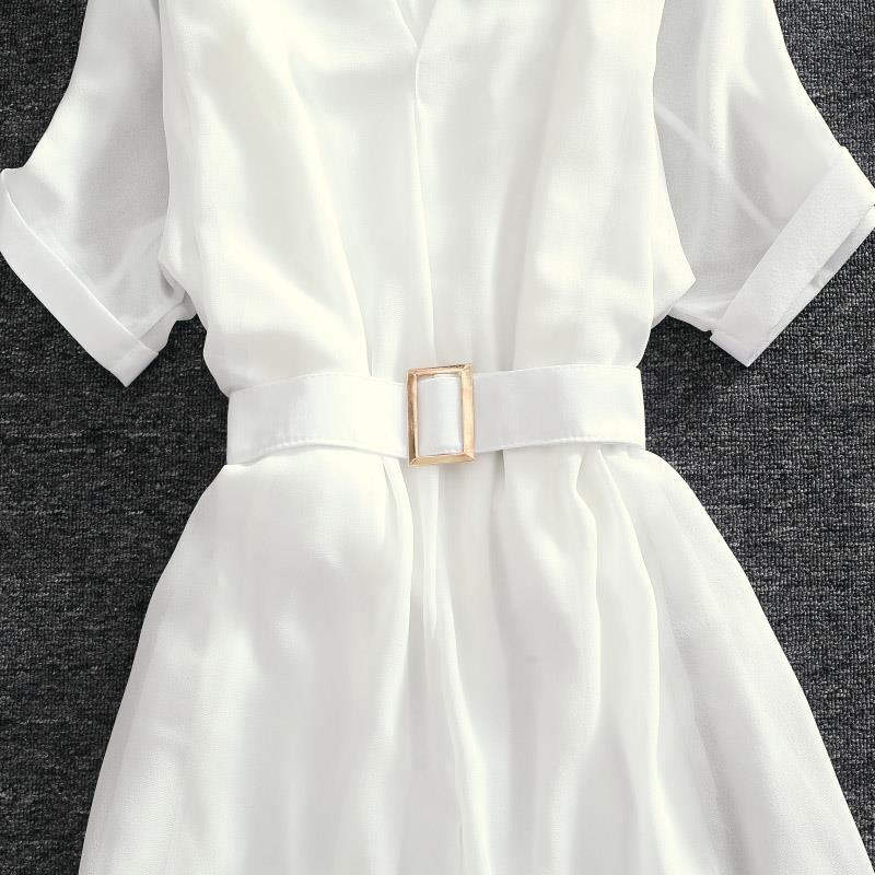 Luxury Chiffon Two Piece Dress for Women, Elegant Summer Party Outfit, Loose Tulle Evening Dress Prom White Transparent