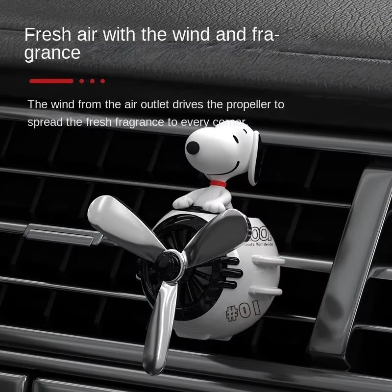 Cute Snoopy Car Air Freshener  Anime Aromatherapy Perfume Clip For Car Air Vent Decoration  Fragran 1