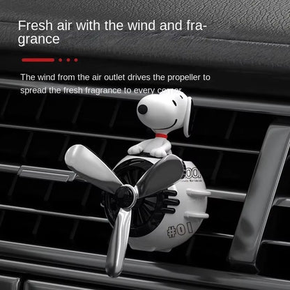 Cute Snoopy Car Air Freshener  Anime Aromatherapy Perfume Clip For Car Air Vent Decoration  Fragran 1