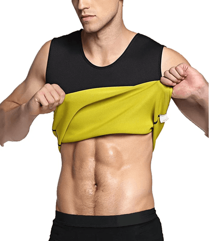 Mens Sauna Training Shirt Slimming Weight Loss Workout Vest