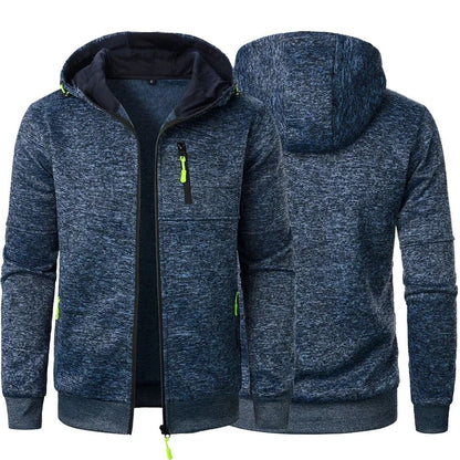 Mens Casual Slim Fit Hoodie Lightweight Sportswear Jacket 10