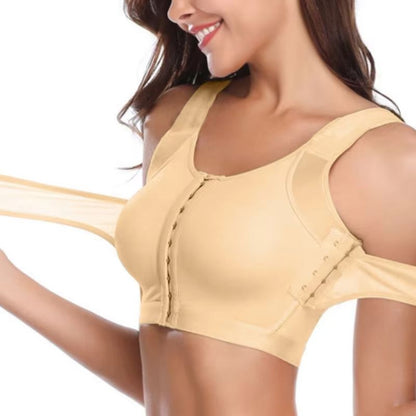 WomenS PostSurgery Front Closure Bra  Posture Corrector  Compression Shapewear With Hooks For Recov 7