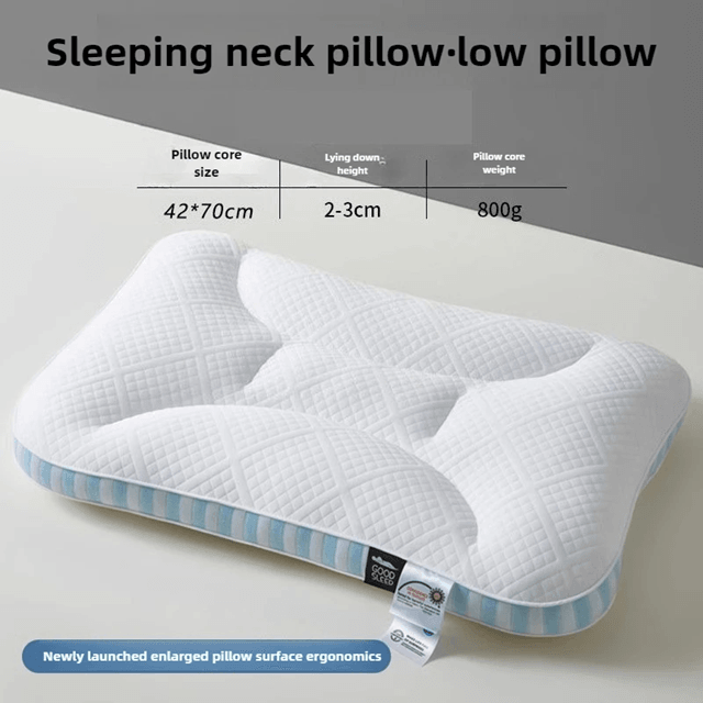 Deep Sleep Memory Foam Pillow Neck Support Comfortable Breathable Design 4