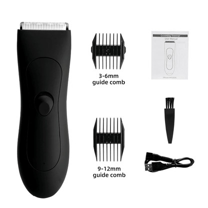 Mens Body Hair Trimmer For Balls  Groin Womens Bikini Shaver Painless Hair Removal For Beard Arms 8