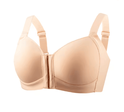 Front Closure Wireless Bralette Plus Size Seamless Comfort Bra 4