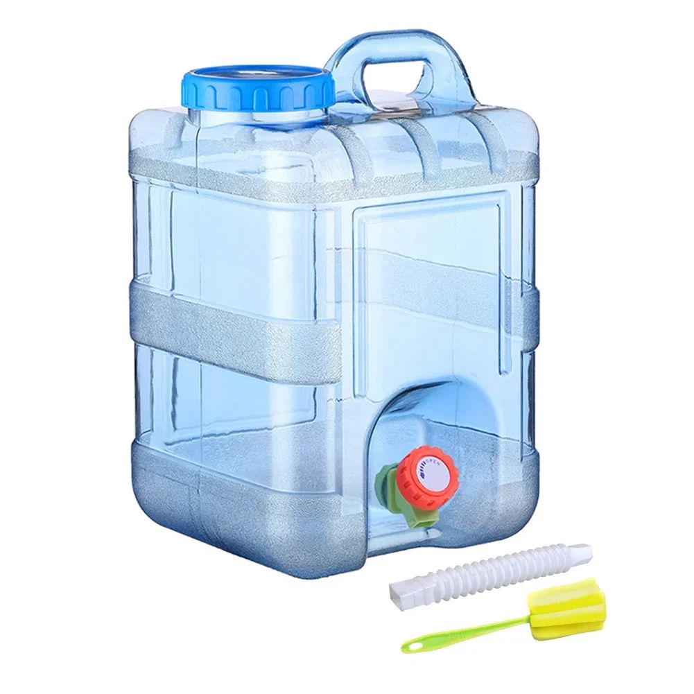 Portable Drinking Water Bucket Pure Water Tank With Faucet Outdoor Water Storage Carrier For Campin 7