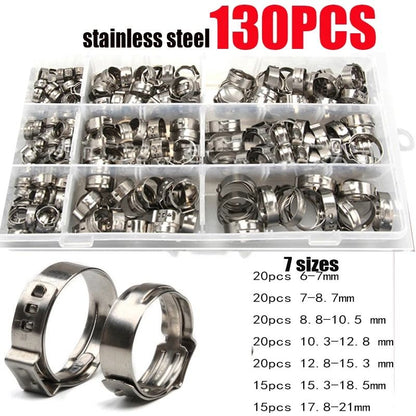 Stainless Steel Hose Clamp Set With Pliers For Secure And Leakproof Connections 9