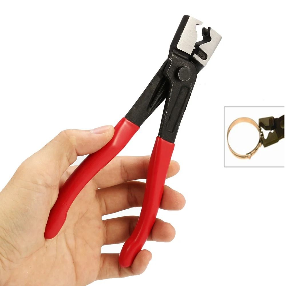Stainless Steel Hose Clamp Set With Pliers For Secure And Leakproof Connections 12