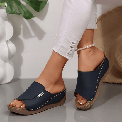 Summer Wedge Slippers For Women Open Toe Comfortable Fashion Sandals 2
