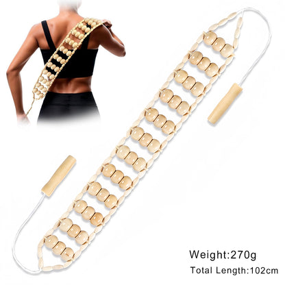 Natural Wood Lymphatic Drainage Massager AntiCellulite Body Sculpting Tools With Gua Sha For Beauty 10