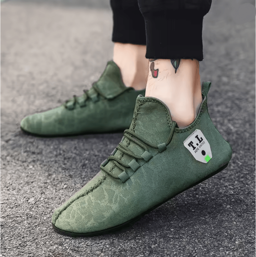 Mens Breathable Mesh Loafers Non Slip Casual Driving Shoes
