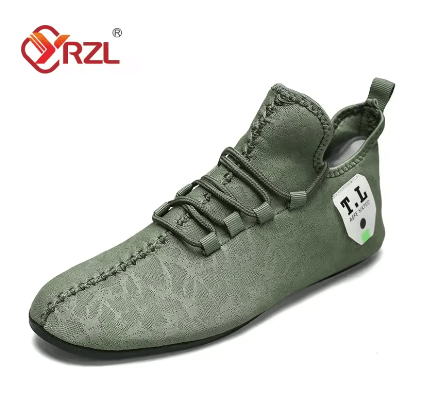 Mens Breathable Mesh Loafers Non Slip Casual Driving Shoes 2