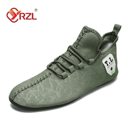 Mens Breathable Mesh Loafers Non Slip Casual Driving Shoes 2