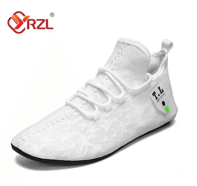 Mens Breathable Mesh Loafers Non Slip Casual Driving Shoes 4