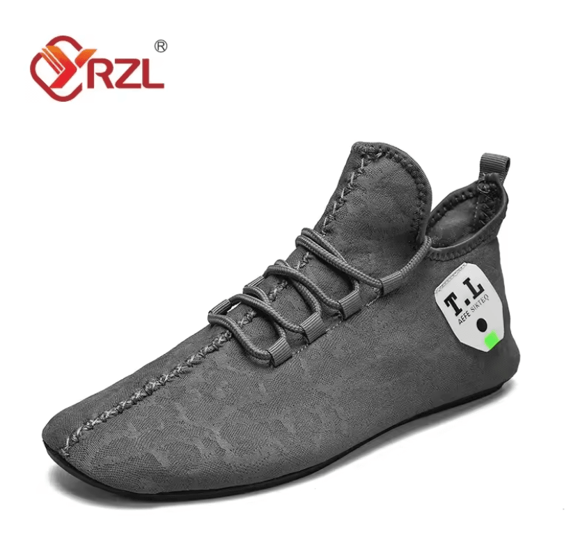 Mens Breathable Mesh Loafers Non Slip Casual Driving Shoes 5
