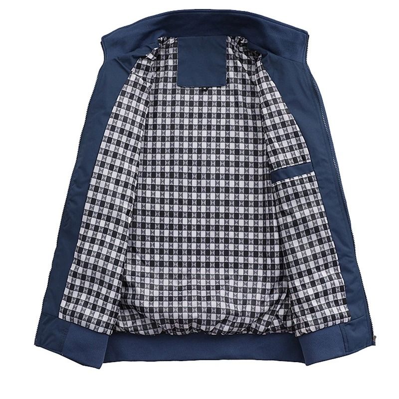 Mens Casual Slim Fit Bomber Jacket Lightweight Baseball Style Coat 4