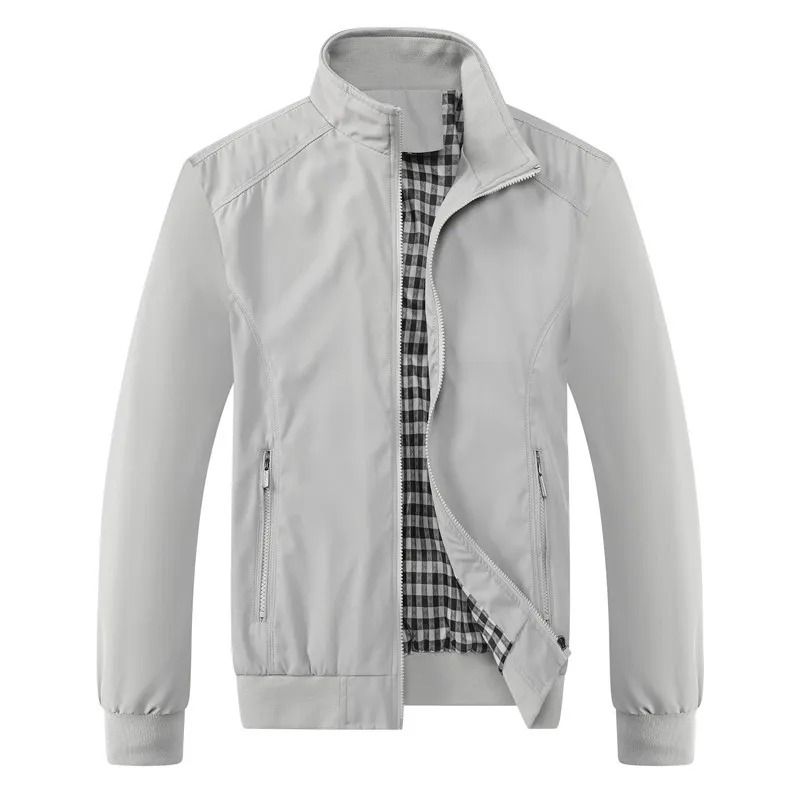 Mens Casual Slim Fit Bomber Jacket Lightweight Baseball Style Coat 11
