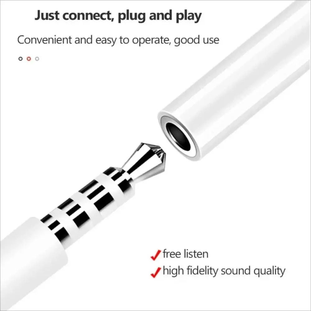 For IOS Adapter To 35mm Jack AUX Cable For IPhone Audio Splitter Male To Female Adapter Headphone C 3