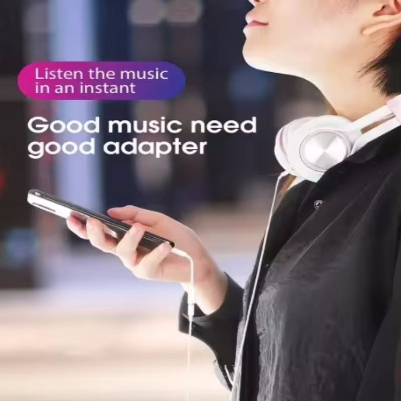 For IOS Adapter To 35mm Jack AUX Cable For IPhone Audio Splitter Male To Female Adapter Headphone C 5