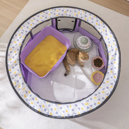 Foldable Mesh Pet Playpen Indoor Outdoor Cat And Dog Tent 3
