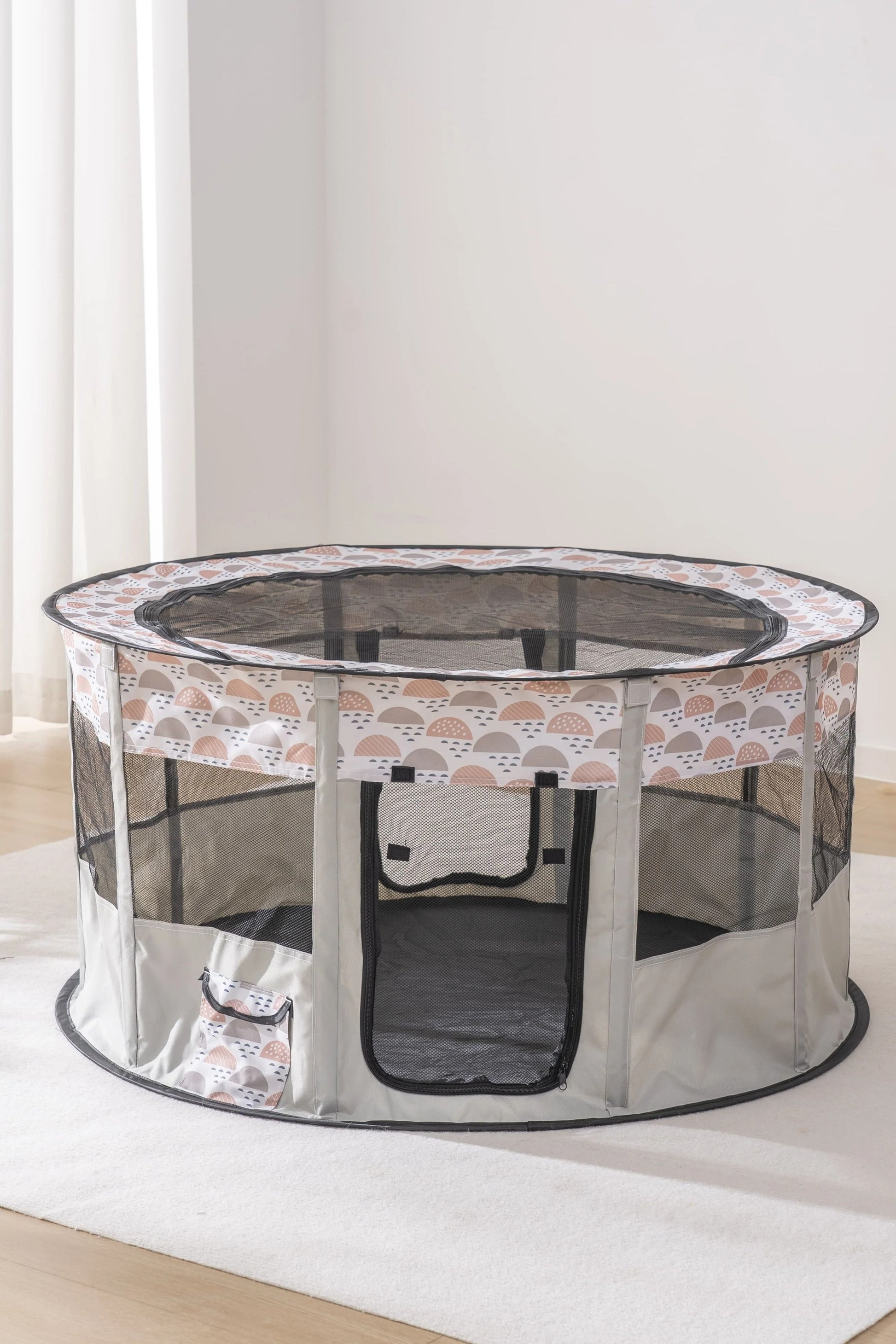 Foldable Mesh Pet Playpen Indoor Outdoor Cat And Dog Tent 10